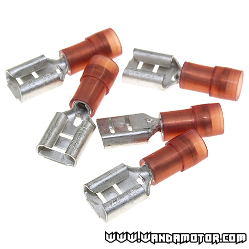 Plate plug set 0.8 x 6.35 red 5pcs